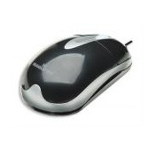 Manhattan - MH3 Classic Optical Mini Mouse Black/Silver-USB