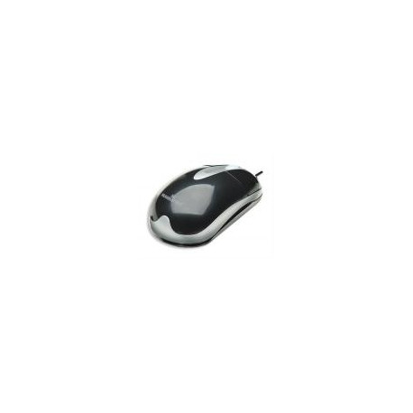 Manhattan - MH3 Classic Optical Mini Mouse Black/Silver-USB