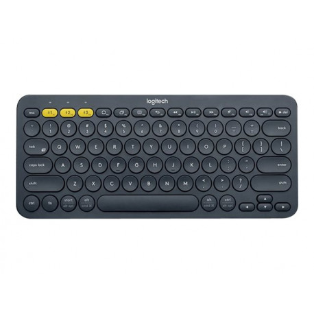 Logitech K380 - keyboard - French - black Bluetooth