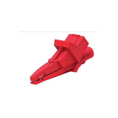 Alligator clip reinforced 20A 1000V Red