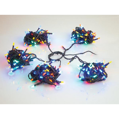 330 LED garland - multicoloured for trees up to 240cm