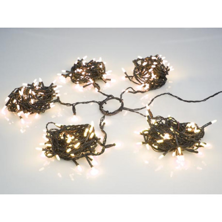 Guirlande - 330 LED - blanc chaud pour arbre jusqu'à 240cm