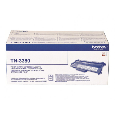 Brother TN3380 - black - toner cartridge - 8000p