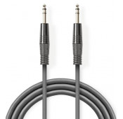 Stereo Jack 6.35 Male - Male audiokabel 5m