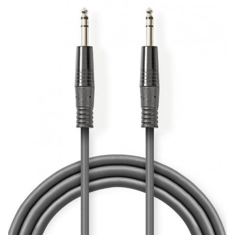 Stereo Jack 6.35 Male - Male audiokabel 5m