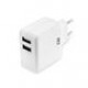ACT Chargeur USB 2 ports charge rapide 30 W Blanc
