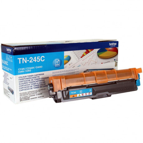 Brother Toner Laser TN-245C - Cyan up to 2200 pages