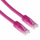 ACT Pink 3 meter U/UTP CAT6 patch cable