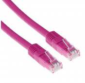 ACT Roze 3 meter U/UTP CAT6 patchkabel