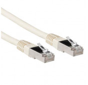 ACT Ivory 0.25 meter LSZH SFTP CAT6A patch cable