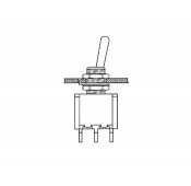 Inverseur standard bipolair DPDT Miniature ON/ON pour CI