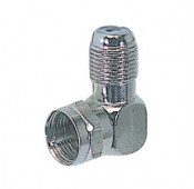 Male F Plug / Female “F” Socket 90 Angled - 2 pieces
