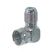 Male F Plug / Female “F” Socket 90 Haaks - 2 stuks