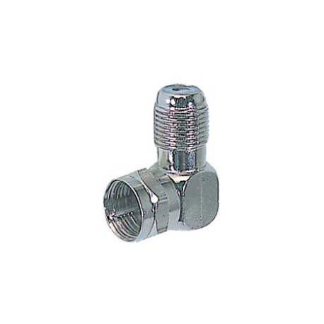 Male F Plug / Female “F” Socket 90 Angled - 2 pieces