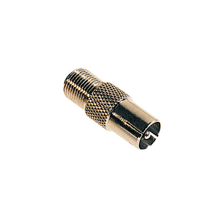 Female F Socket / Coax Plug Adapter - 2 stuks
