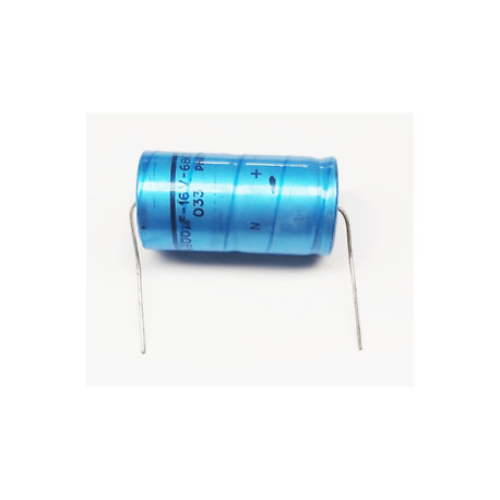 Condensateur électrolytique polarisé axial 6800µF 10Vdc