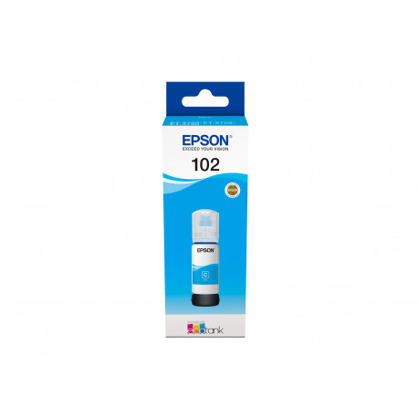 Epson 102 Bouteille d'encre Ecotank Cyan 70ml