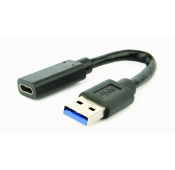 Câble USB 3.1 Type A Male vers USB Type C Femelle 10cm