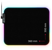 LORGAR RGB Gaming Muismat 360mm x 300mm