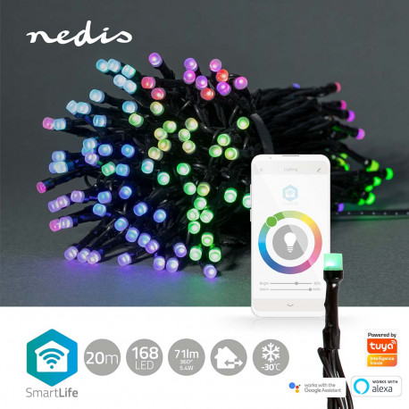 Smart Wi-Fi LED string light -RGB 20m