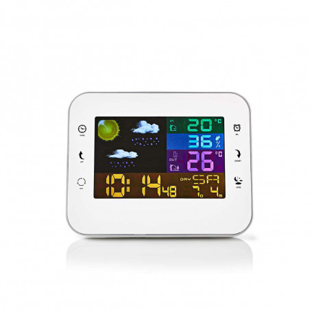 Indoor and outdoor weather station Color LED screen
