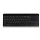 Ewent Wirel. Smart TV keyboard with touchpad Azerty Black