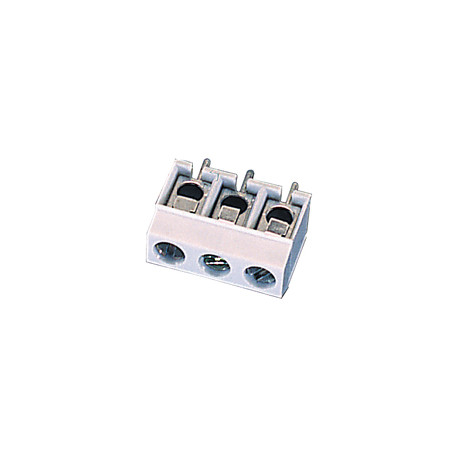 Bornier miniature combinable 3 poles pas de 5mm