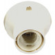 Socket E27 pour fixation murale blanc droit 100W