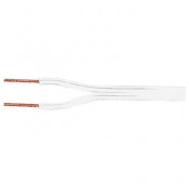 Cable Haut-parleur 2x0.5mm² - Blanc