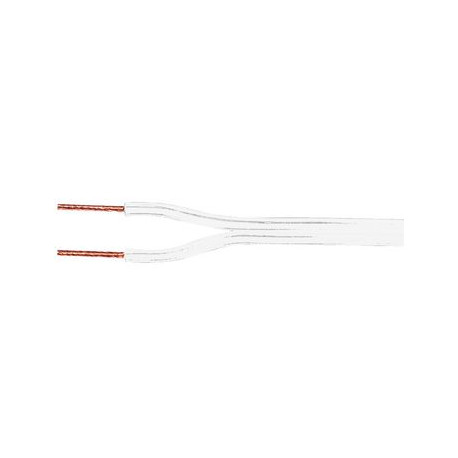 Cable Haut-parleur 2x0.5mm² - Blanc