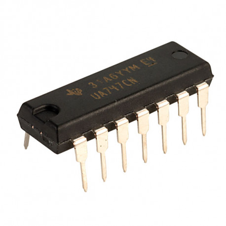 UA747 - Opamp 2x36V 1mhz gen.pur