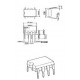 LM393N - V-comp 2x36V 1.3us boîtier: dil 8