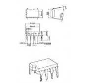 MC1458N - Opamp 2x 36v 1mhz 0.8v/us