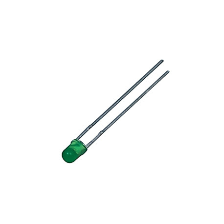 LED STANDARD 3mm - VERT DIFFUSANT