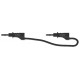 Test lead MF/MF 25A 2m black