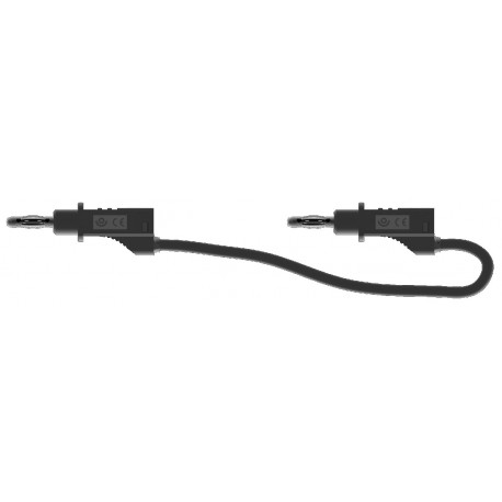 Test lead MF/MF 25A 2m black