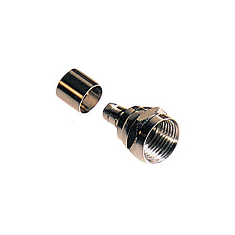 CO1207 F CONNECT. W. RING FOR RG59