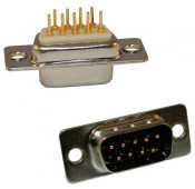 Sub-D connectors mannelijk voor GS-recht 9P