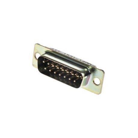 Sub-D connectors mannelijk voor GS-recht 15P