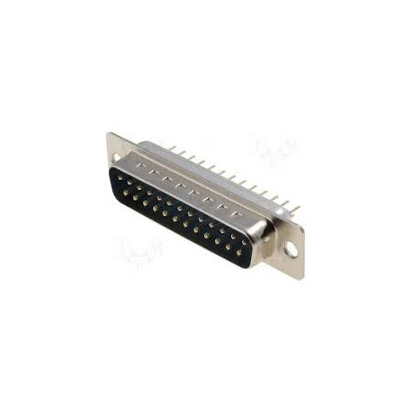 Sub-D connectors mannelijk voor GS-recht 25P