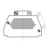 Capot standard sans verouillage 25P