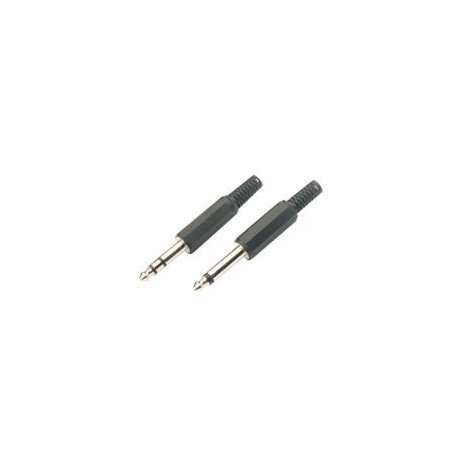 Jack stereo male 6.35mm