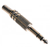 Jack male 6.35mm stereo metallique