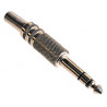 Jack male 6.35mm stereo metallique