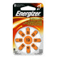 Energizer - 6 Hearing aid batteries PR48
