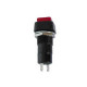 DS466 - Bouton poussoir on - (off) noir 3a/125v