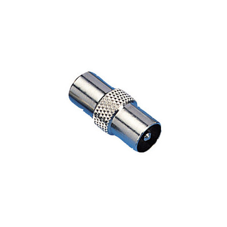 Coaxadapter IEC 9.5mm mannelijk naar mannelijk