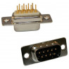 Sub-D connectors mannelijk voor GS-recht 9P Low Cost