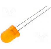 LED FLASHING Orange DIFFUSING 5mm