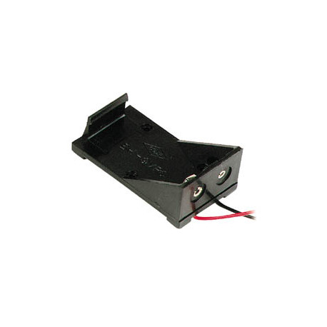 Battery holder for 1 x 9V cell (with leads)